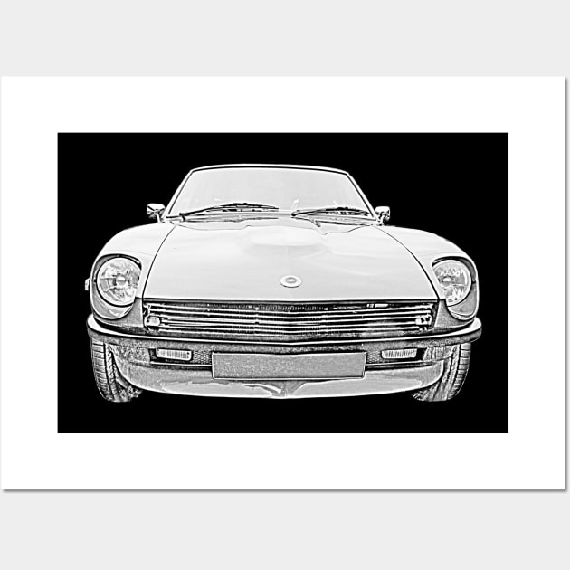 Datsun 260Z 1970s classic car Wall Art by soitwouldseem